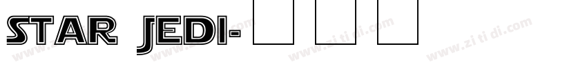 Star Jedi字体转换